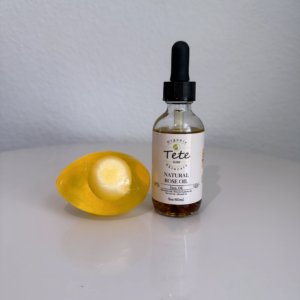 Rose Serum 2oz and Collagen Facial Egg Soap (2 pieces )